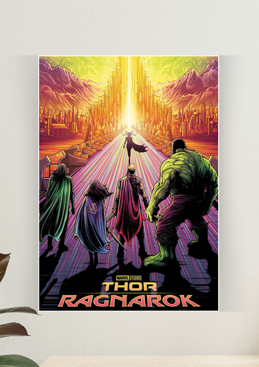 Thor Ragnarok Comic Poster | Marvel Posters 