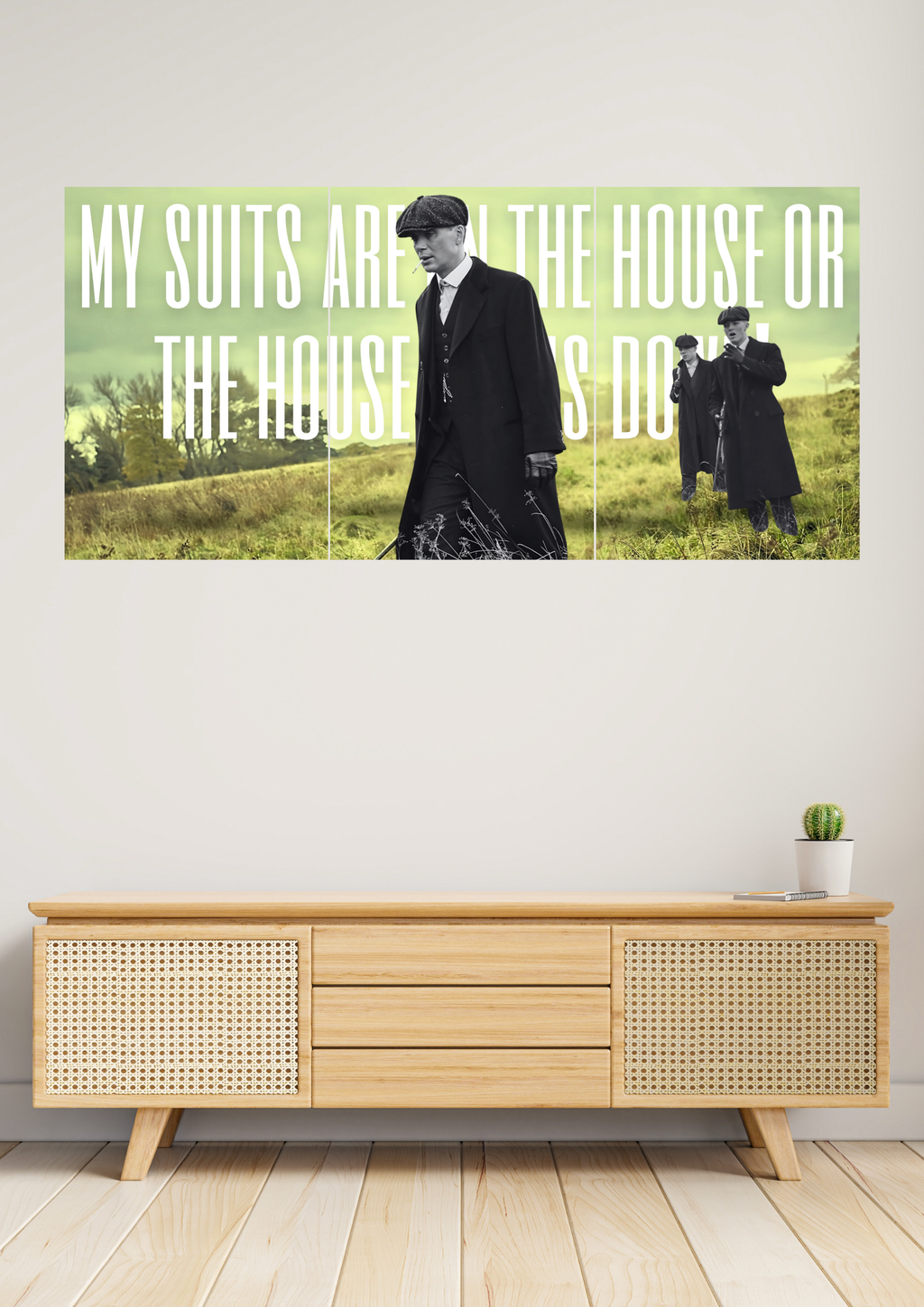 Tommy Shelby x Dialogue Poster | Split Design Poster