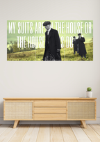 Tommy Shelby x Dialogue Poster | Split Design Poster