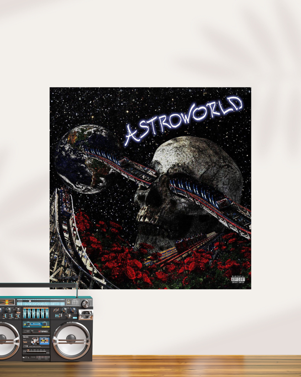 Travis Scott Astroworld Music Album Cover Poster #04 | Square Poster