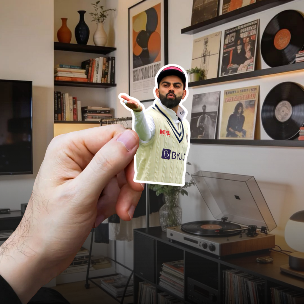 Virat Kohli Sticker #001 | Premium GenZCustom Sticker