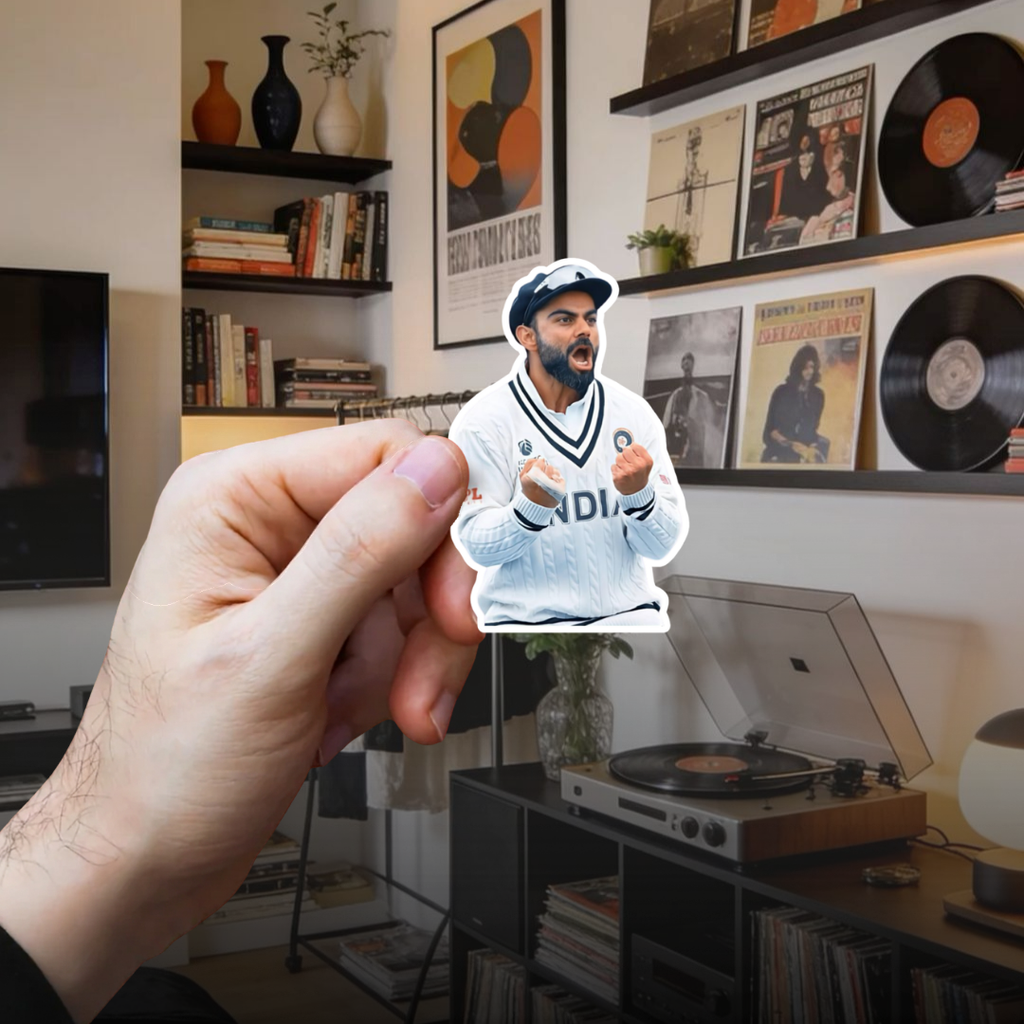 Virat Kohli Sticker #002 | Premium GenZCustom Sticker