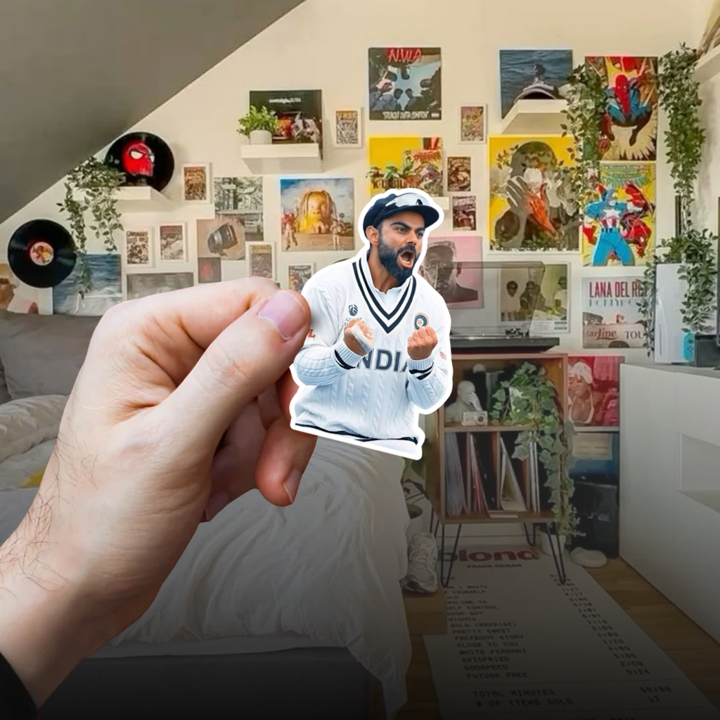 Virat Kohli Sticker #002 | Premium GenZCustom Sticker