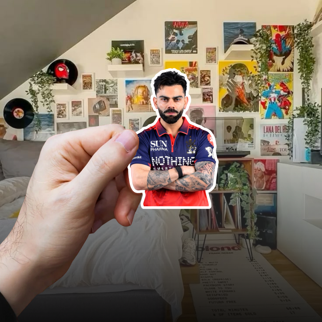 Virat Kohli Sticker #003 | Premium GenZCustom Sticker