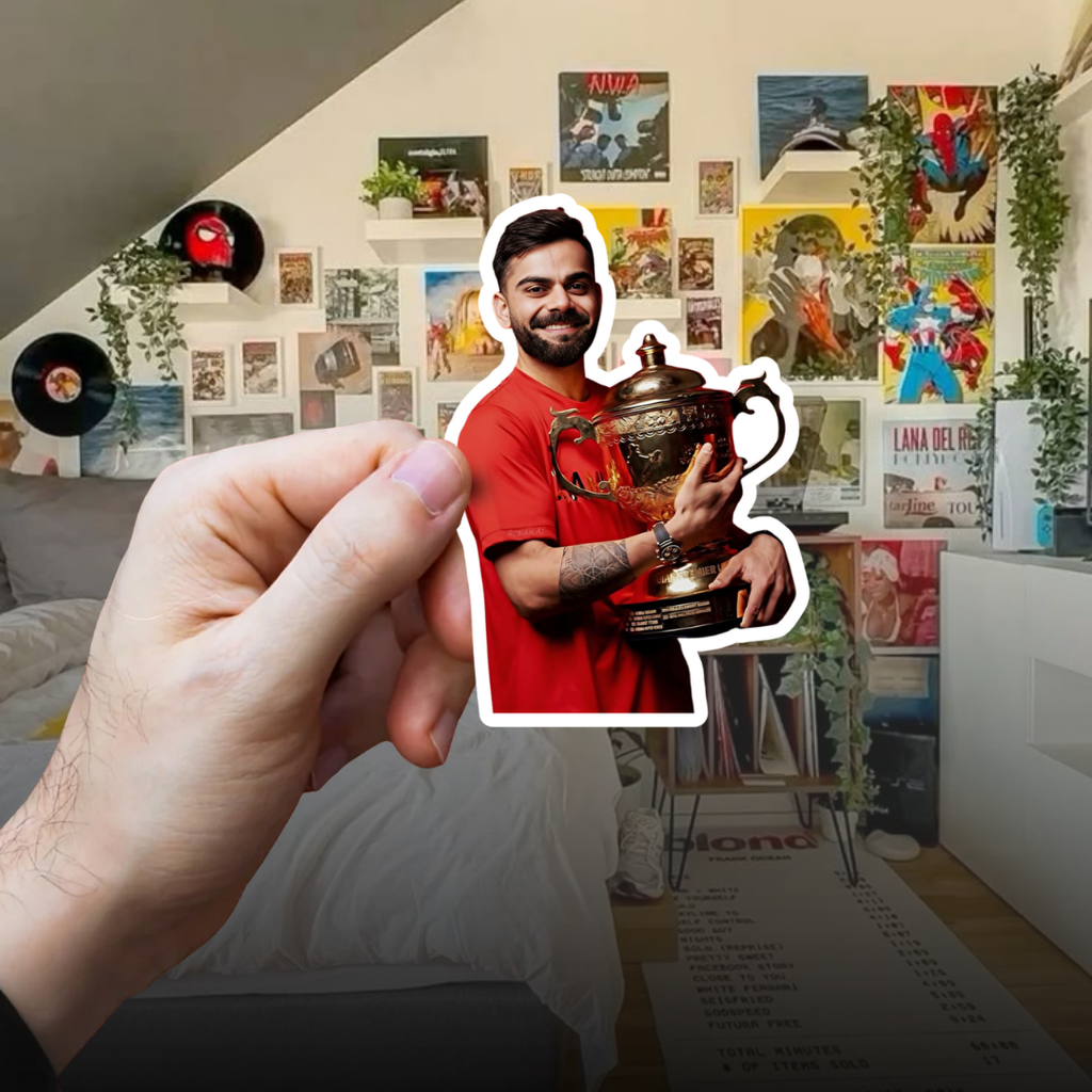 Virat Kohli Sticker #006 | Premium GenZCustom Sticker