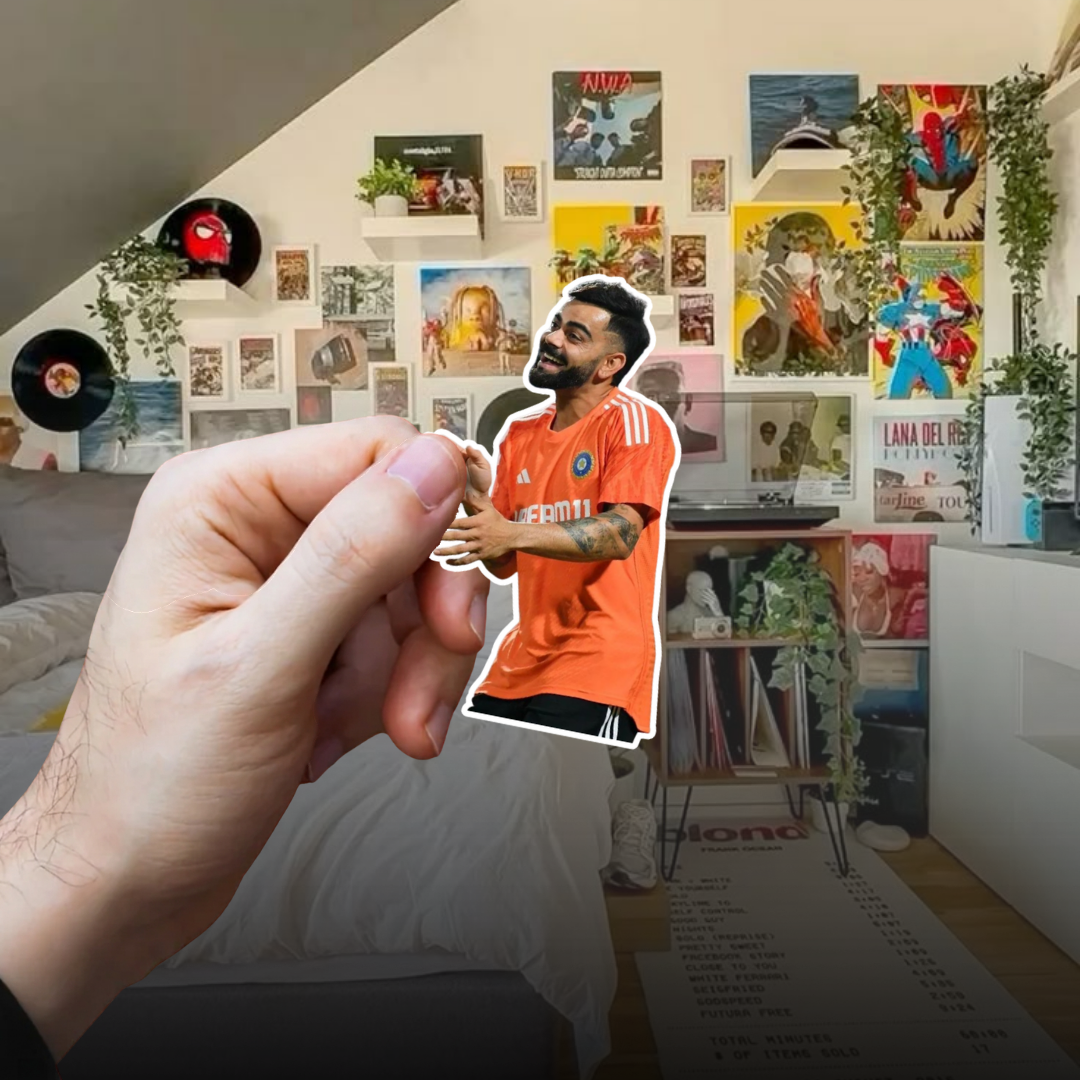 Virat Kohli Sticker #007 | Premium GenZCustom Sticker