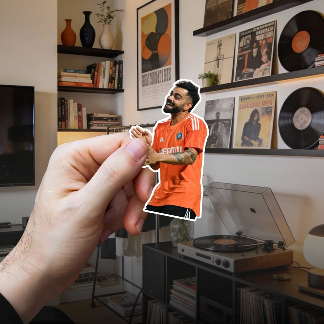 Virat Kohli Sticker #007 | Premium GenZCustom Sticker