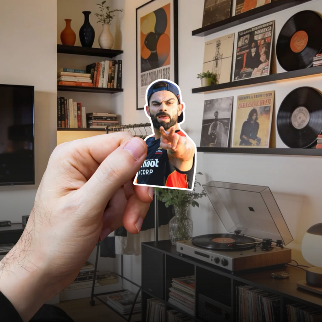 Virat Kohli Sticker #009 | Premium GenZCustom Sticker