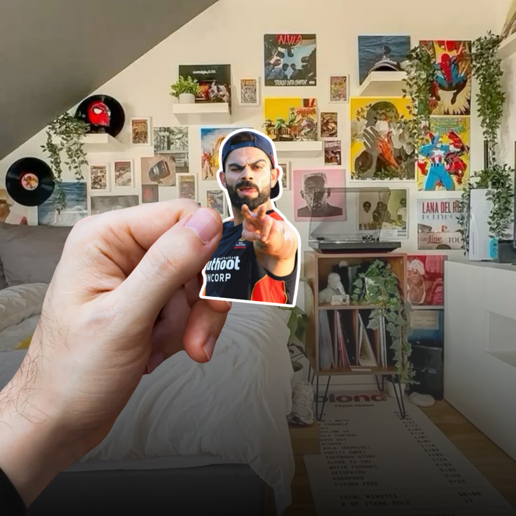 Virat Kohli Sticker #009 | Premium GenZCustom Sticker