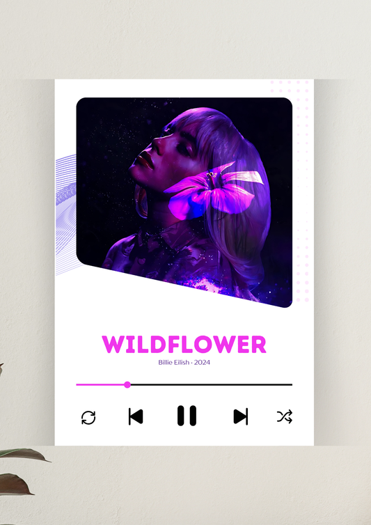 Wildflower Song Poster | Music Poster