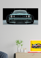 BMW 3 Series E30 Poster | Split Design Poster | Pack Of 3 GenZCustom